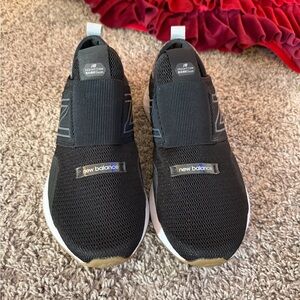 New Balance Women’s Black and Gray Slip-On Sneakers